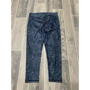 ZYIA Stone Leopard Scrunchy Light and Luxe Leggings Size 16-18